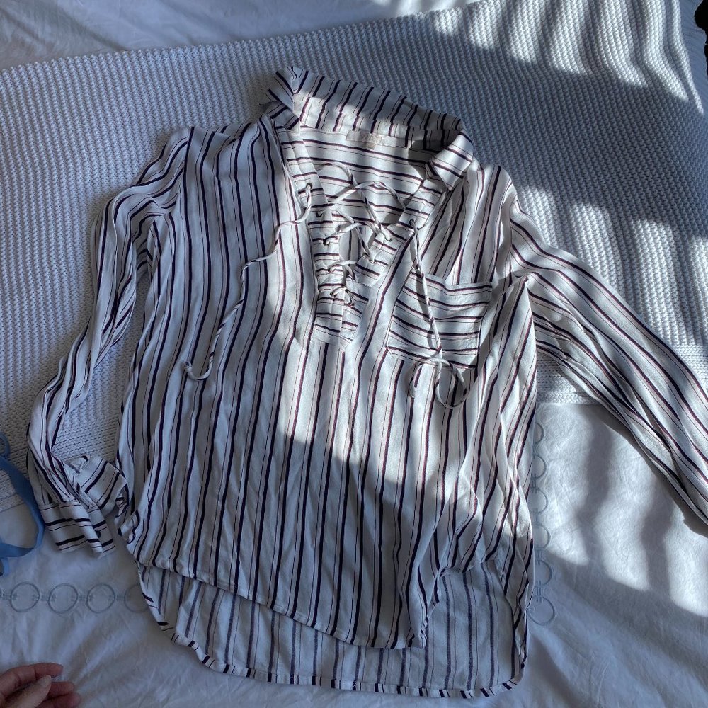 WAYF Collared Blouse